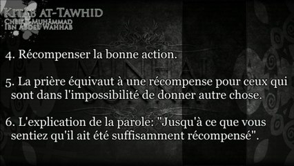 kitab tawhid - ch55 On ne repousse pas une personne qui...