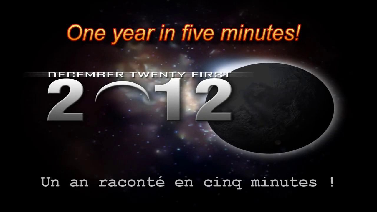 One year in five minutes 2012