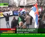 Serbia protests Kosovo independence