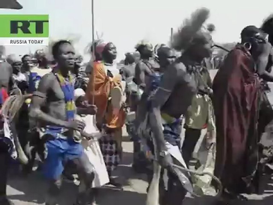 African Tribe dances to claim a share in Sudan's oil wealth!