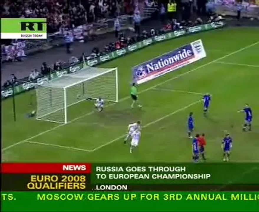 Jubilant Russia through as England crash out