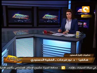 الأثار الإنتقامية بعد تطبيق الدستور - د. نور فرحات