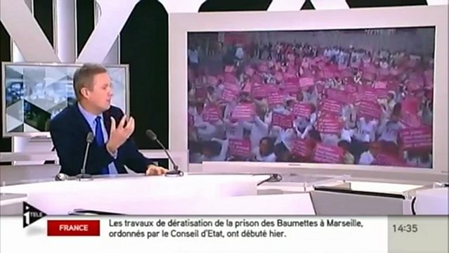 30/12/12 ITELE, Nicolas Dupont Aignan soutient l'école catholique s'opposant au mariage pour tous