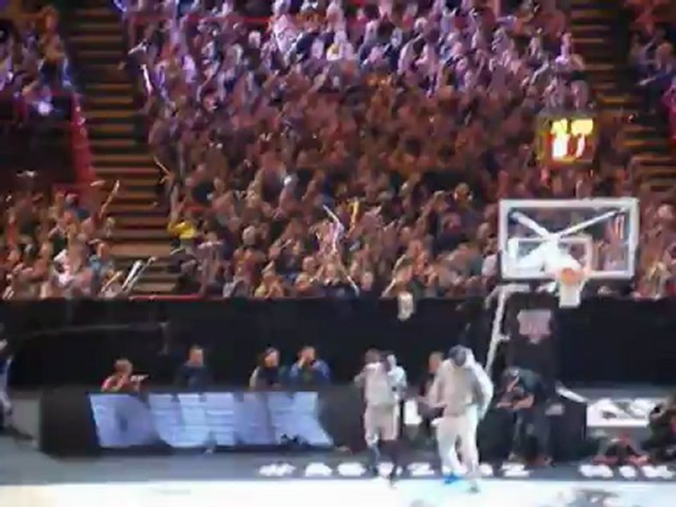 Rémi et Robin au All Star Game 2012 à Bercy