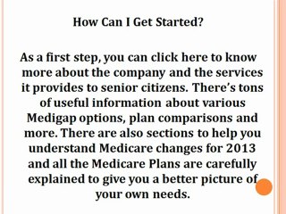 Getting Expert Advice on Medicare and Medigap Policies