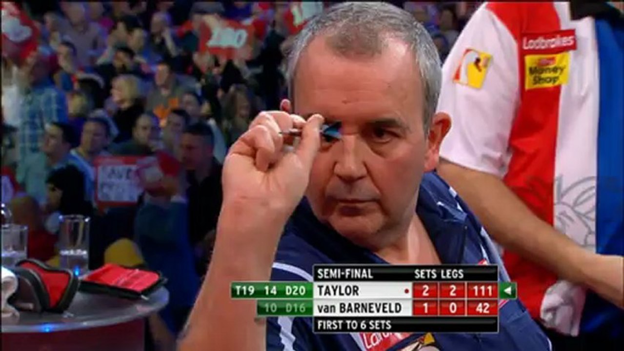 Darts: Taylor besiegt van Barneveld