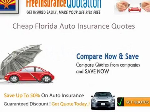 Cheap Florida Auto Insurance Rates - Coverage - Laws - Requirements