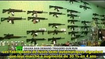 RT. Explosion des ventes d'armes aux USA  S/T