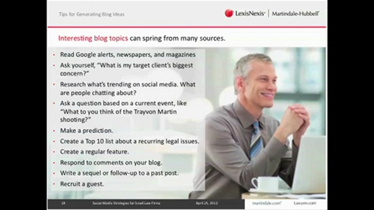 Blogging Best Practices for Law Firms - Part 7 of 7