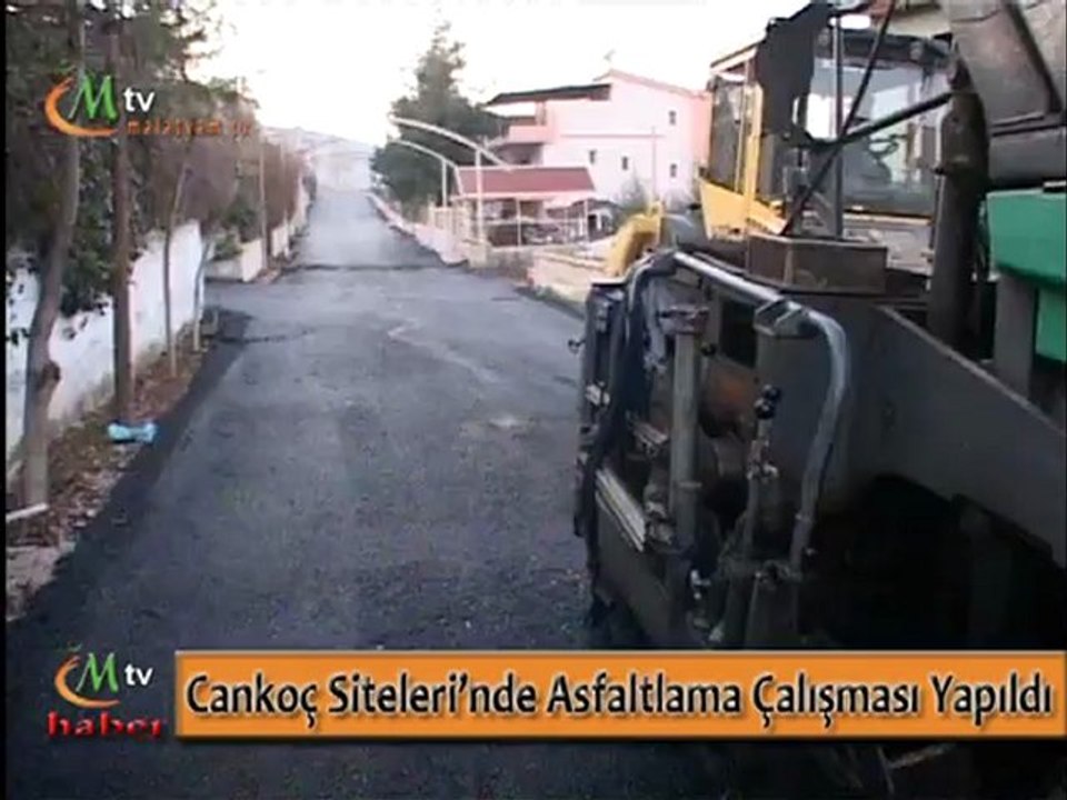 Cankoç Siteleri’nde Asfaltlama Çalışması Yapıldı