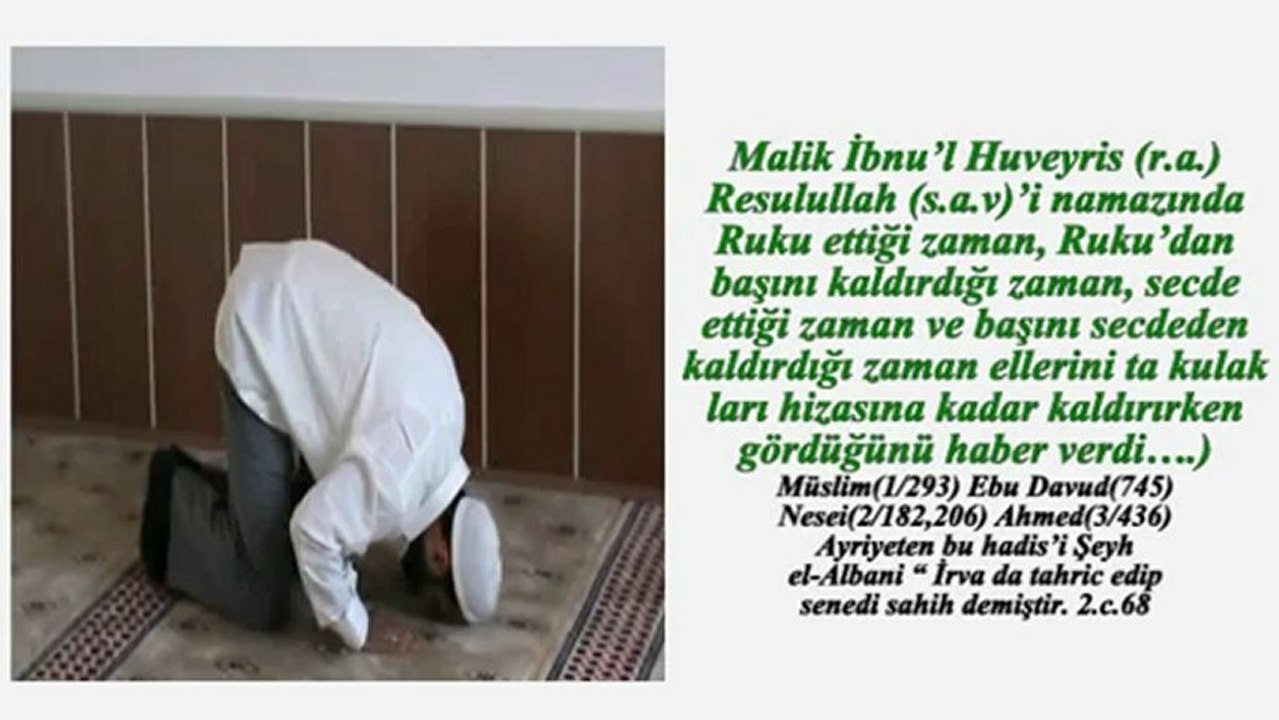 secdeye giderken ve doğrulurken elleri kaldırma