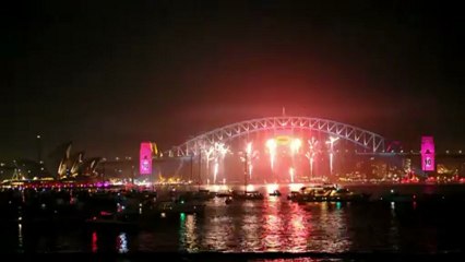 Show de fogos em Sydney
