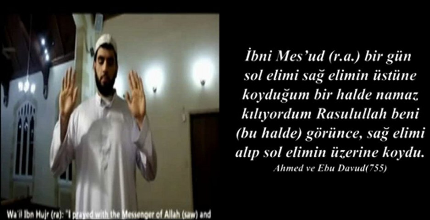 Sağ eli sol el üzere koymak
