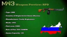 MW3 Guns - RPD (MW3 Weapons previews Part 4)