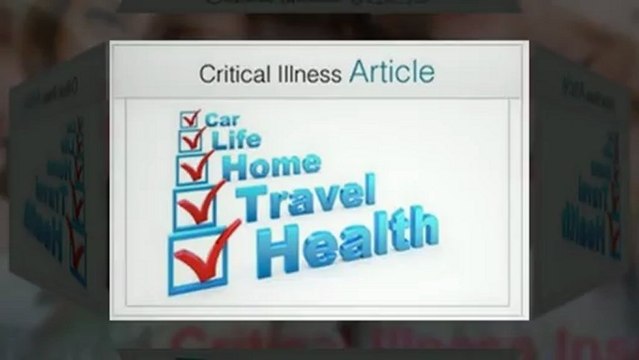 Critical Illness Cover - Provides a lump sum of money at a time when it is needed most.