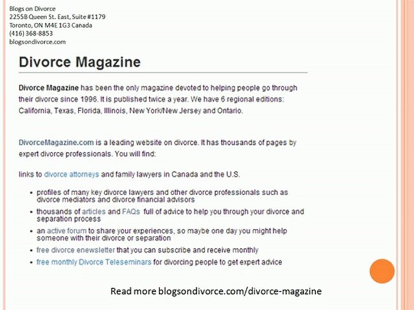 ⁣Divorce Blog | Family Law Lawyer | Divorce Attorney