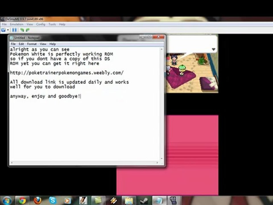 Pokemon White US DS Game Download 2013