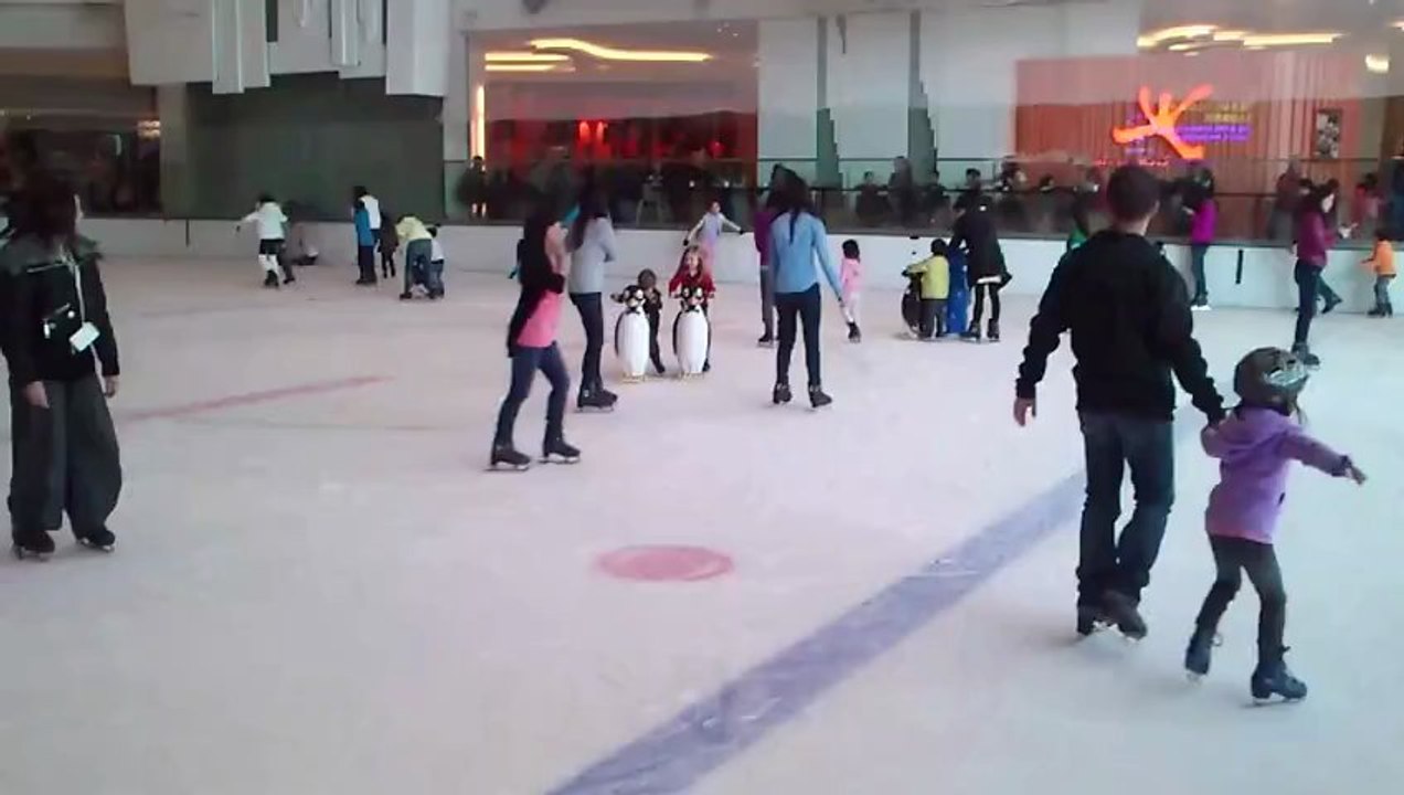 A la patinoire
