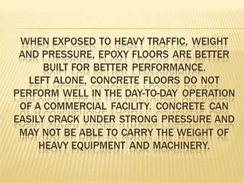 Using Epoxy Coatings to Protect Commercial Floors