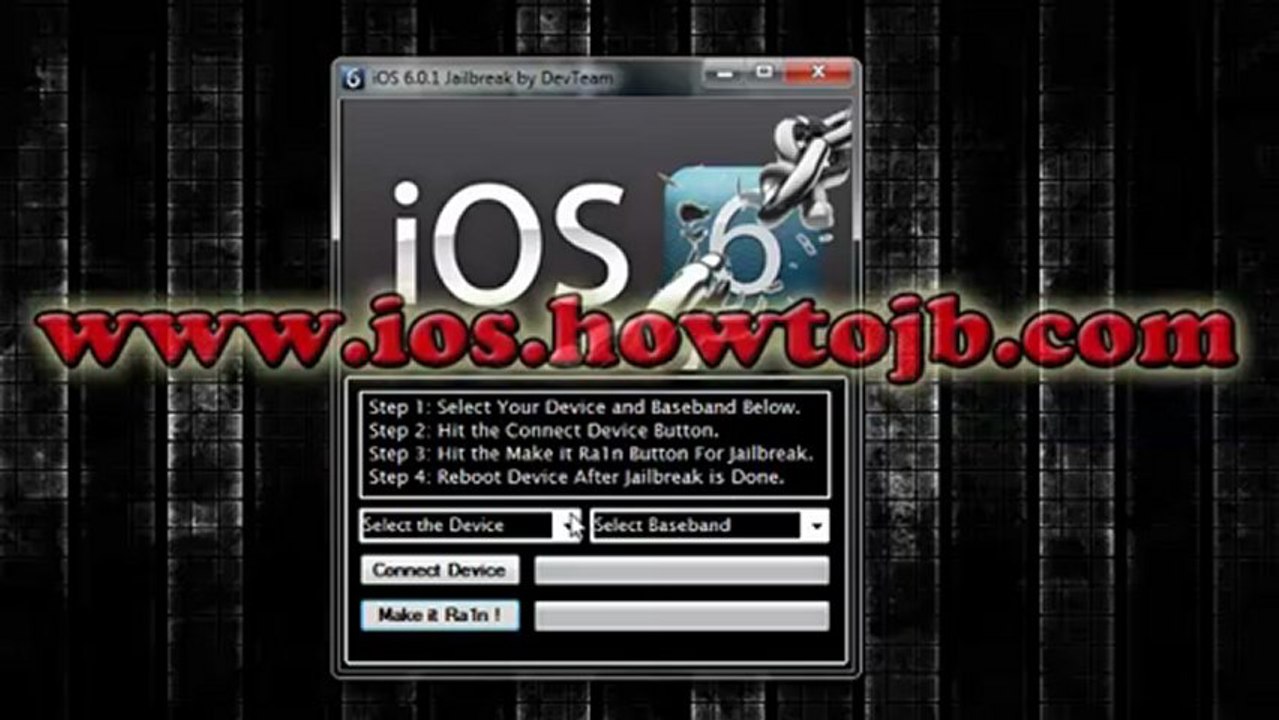 How to Jailbreak iOS 6.0.1 Untethered With Absinthe 2.0.1 - A5X, A5 & A4 Devices