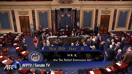 US Senate approves deal on 'fiscal cliff' crisis