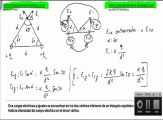 Fisica campo electrico calcular el campo electrico dos cargas en un triangulo