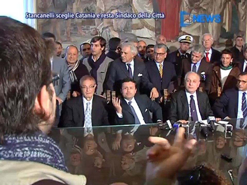 Stancanelli Sceglie Catania E Resta Sindaco Della Città - News D1 Television TV