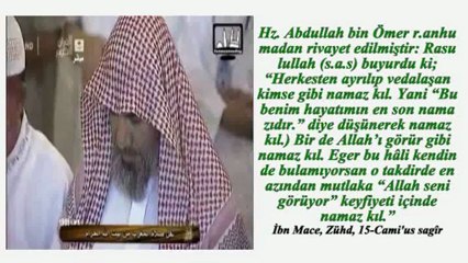 Huşu ile namaz kılmak
