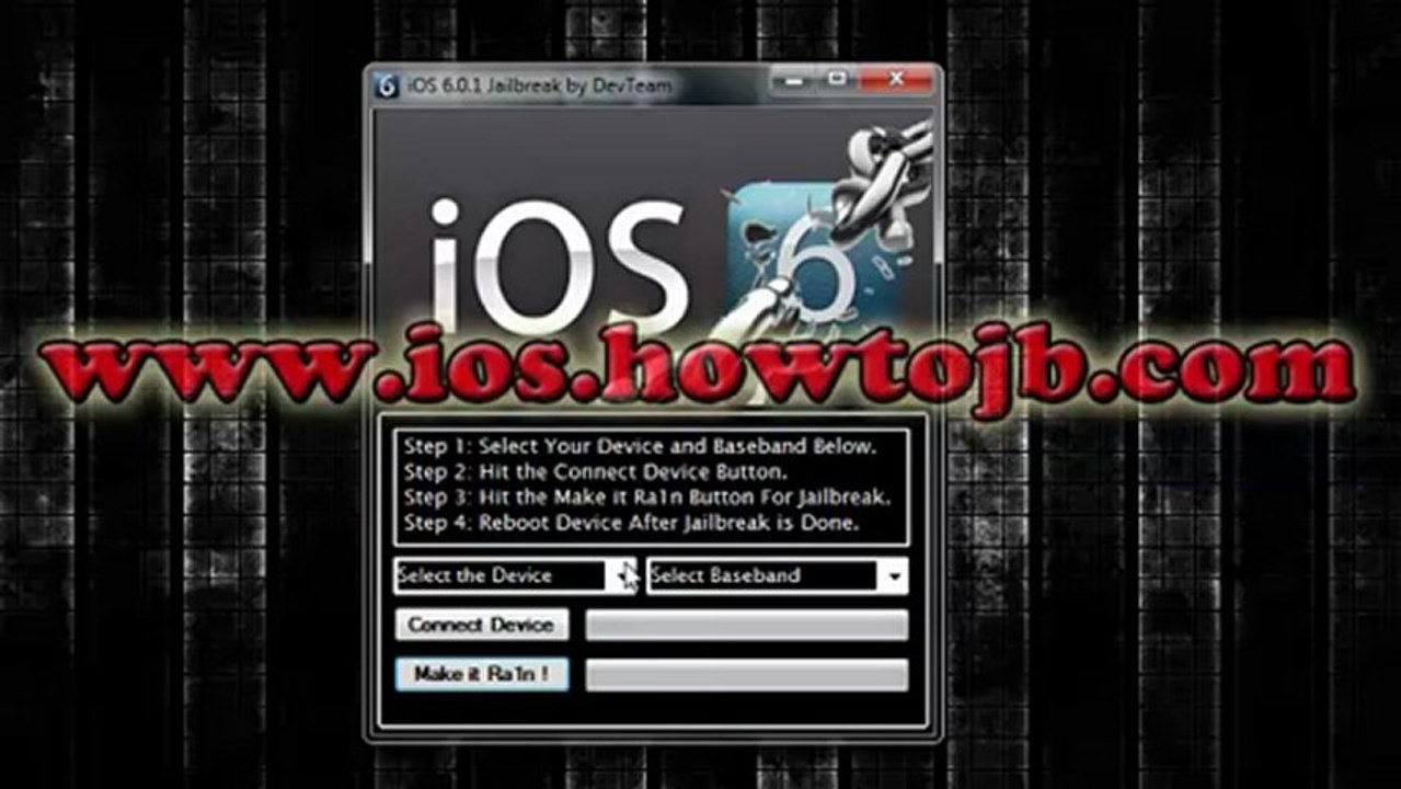 IPhone 5 IOS 6.0.1 Jailbreak For IPhone 3GS & 4, IPod Touch 3G & 4G And IPad