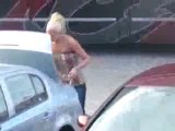 Maryse and Kelly Kelly leaving Florence SC House Show