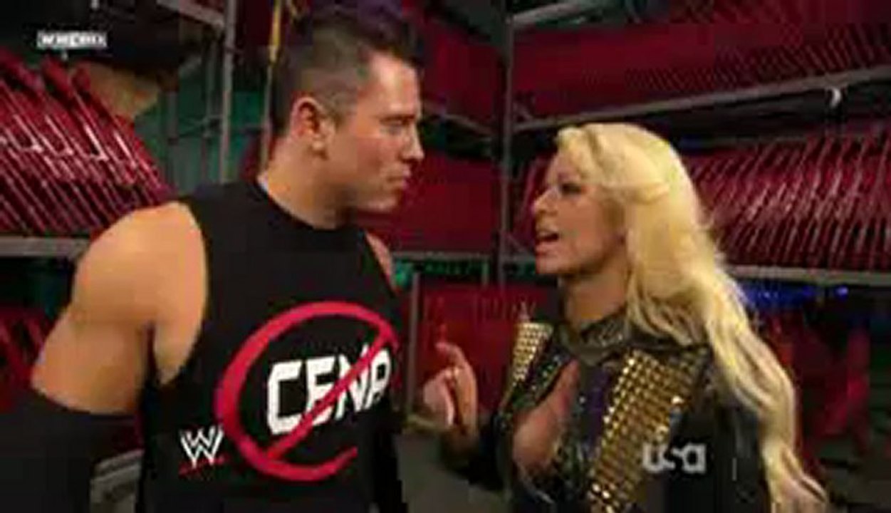 Maryse and Miz BackStage AGAIN
