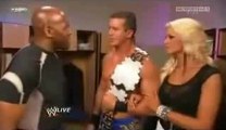 Ted DiBiase, Maryse and Virgil Backstage - 21-06-10