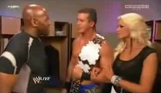 Ted DiBiase, Maryse and Virgil Backstage - 21-06-10