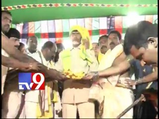 Chandrababu completes 1400 km of padayatra