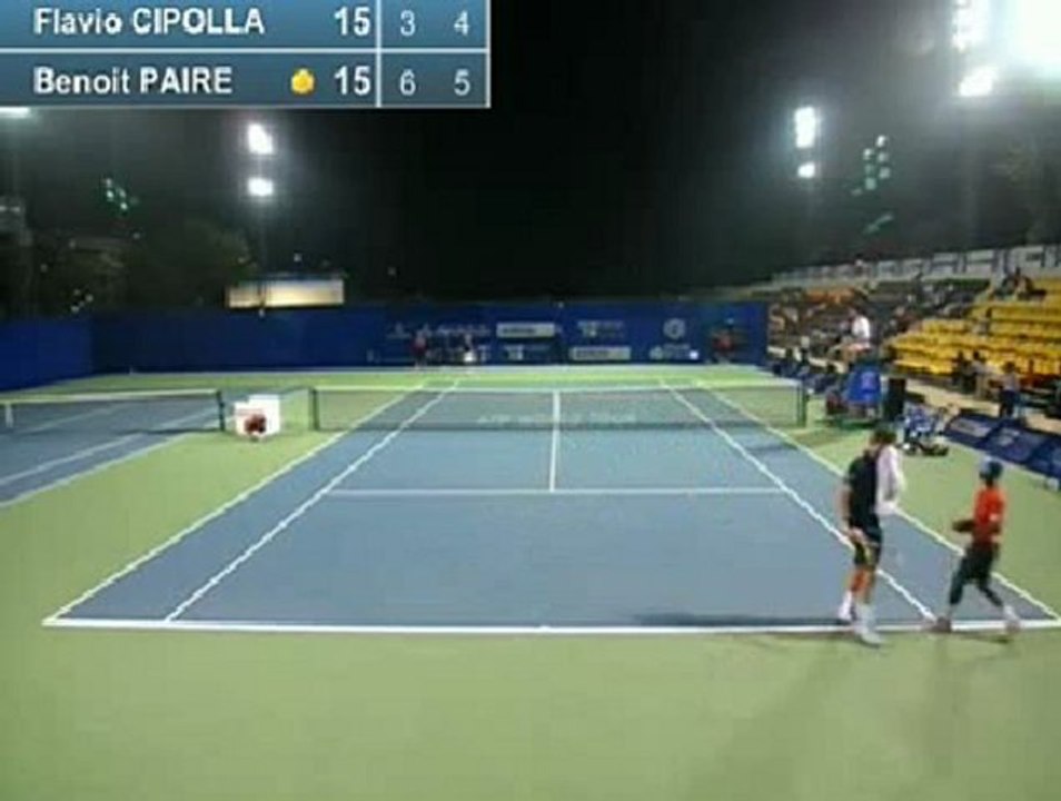 Cipolla  vs Paire - ATP 250 Chennai - 1° Turno - Livetennis.it
