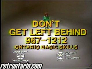George Brown Ontario Basic Skills 1987