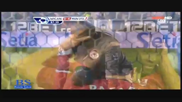 All goals highlights - Wigan 0 - 4 Manchester United