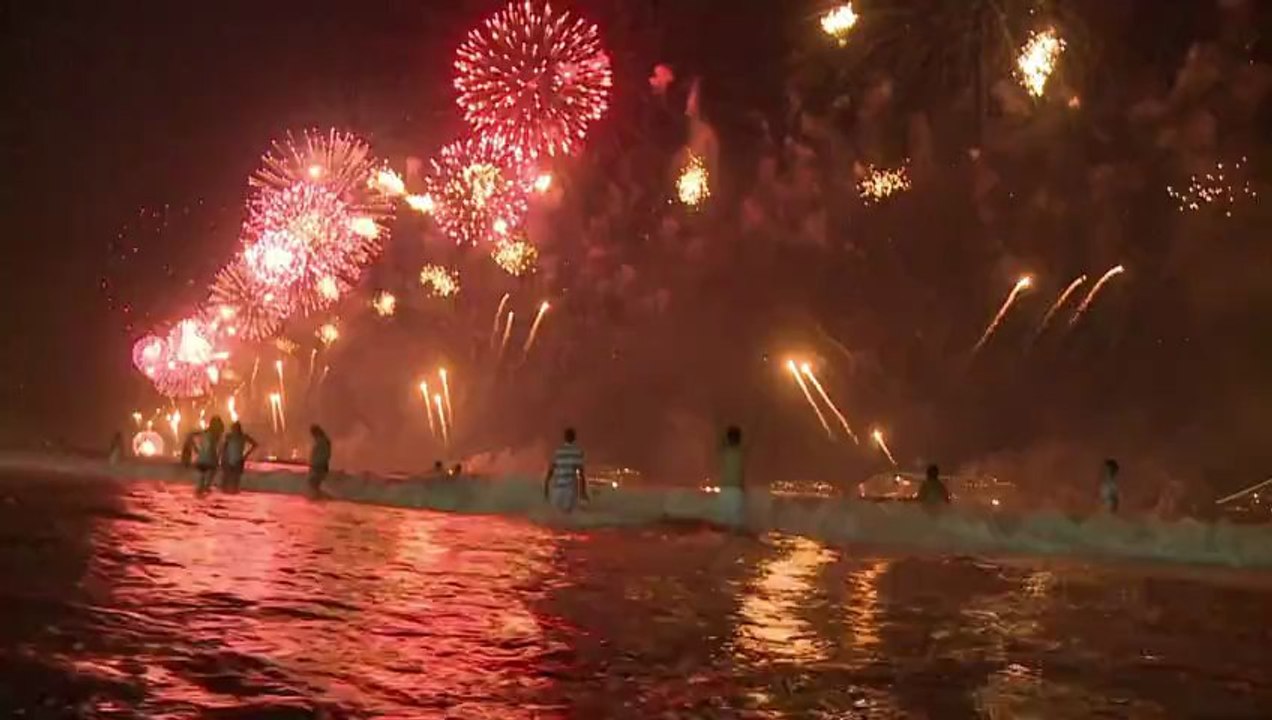 Fuegos en Copacabana