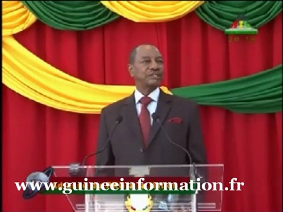 FLASH RTG DU 31.12.2012 ADRESSE D'ALPHA CONDE A LA NATION