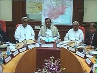 Chidambaram meets CMs and representatives of Naxal-hit States.mp4