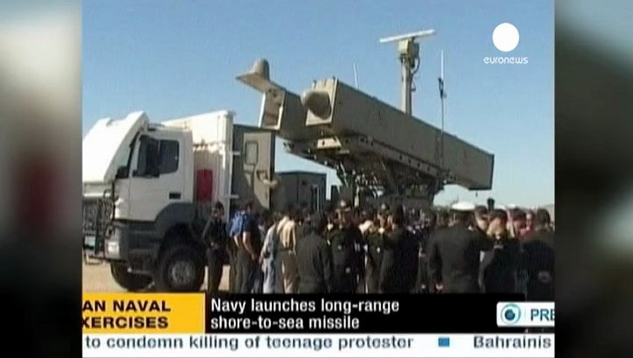 Iran tests missiles in Strait of Hormuz naval drills