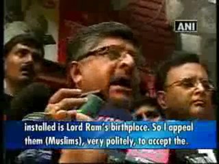 Ayodhya verdict out, Prasad appeals Muslims to help build Ram temple.mp4