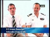 Combat ships of India and France conduct naval exercises.mp4