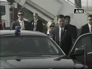 Condoleezza Rice arrives in India.mp4