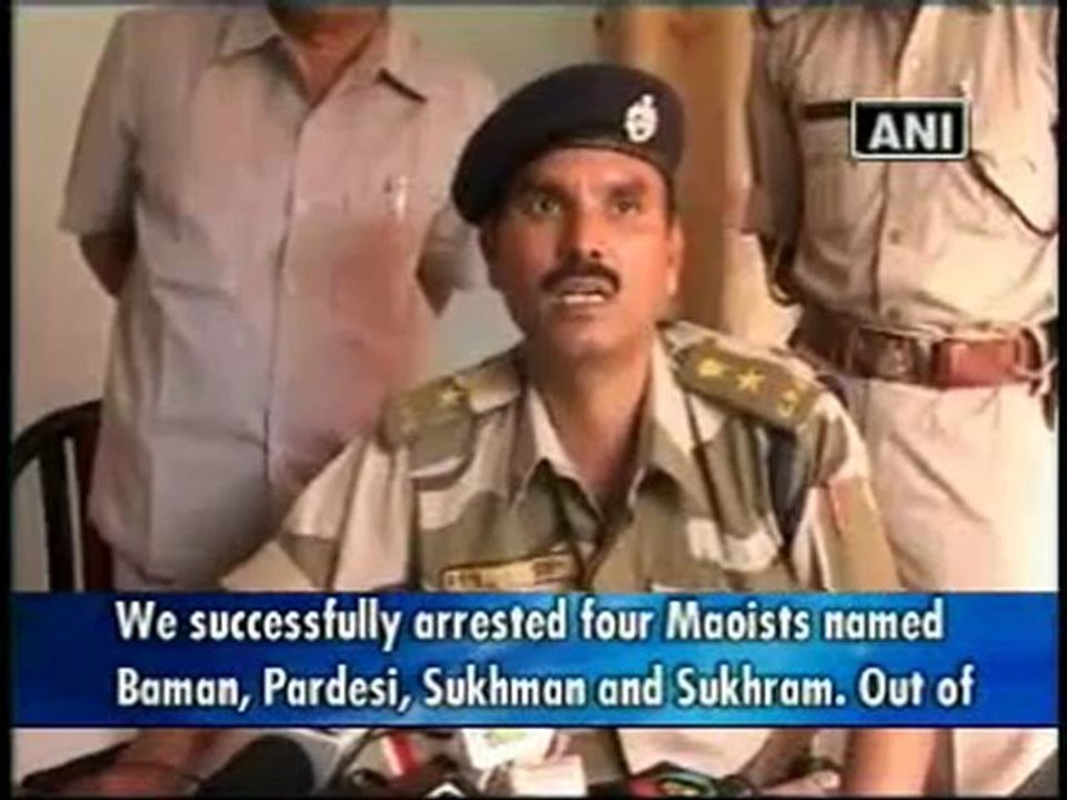 Four Maoists arrested in Chhattisgarh.mp4