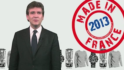 Les voeux "made in France" d'Arnaud Montebourg