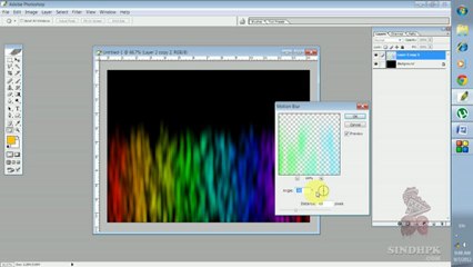 Abstract Rainbow Colors [Sindhi Photoshop Tutorial] -  (www.sindhpk.com)