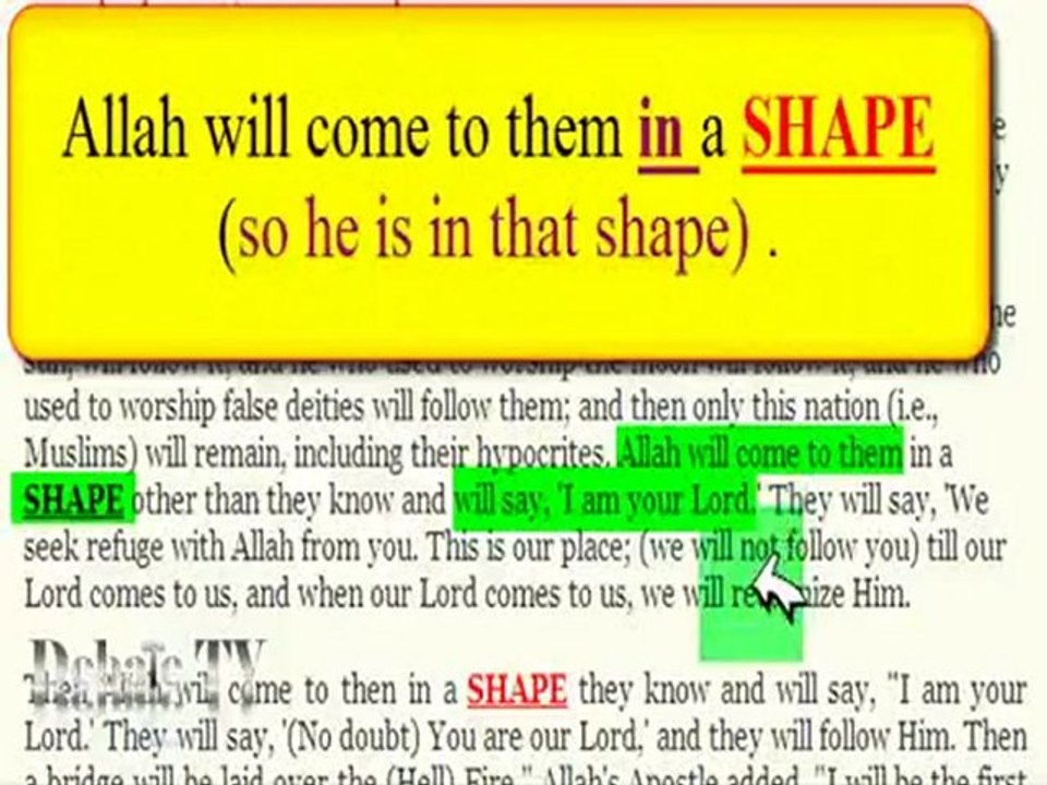 Amazing Debate look how the muslims are lying to us