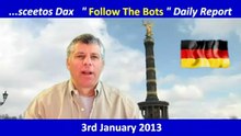 HFT Signals Daily Report Dax Futures 3rd January 2013 UPDATED