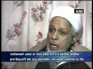 Kashmir's separatists say never gave poll boycott call.mp4